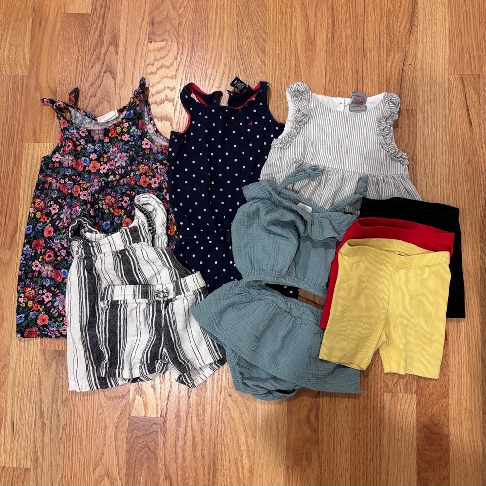 Trendy Toddler Girl Summer Bundle Lot 18M-2T. 10 Pieces Total - EUC!